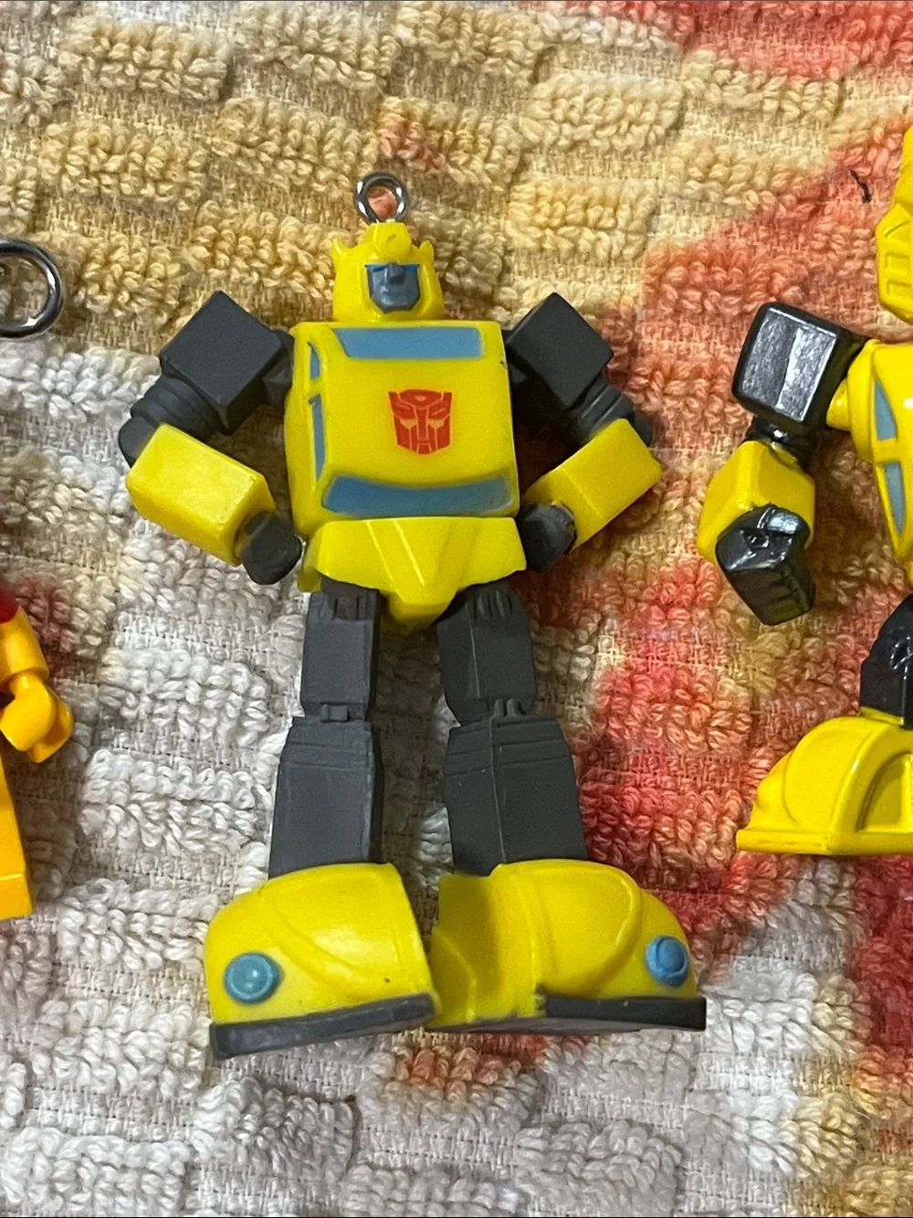 Bumblebee Yellow Key & Card Holder Charm
